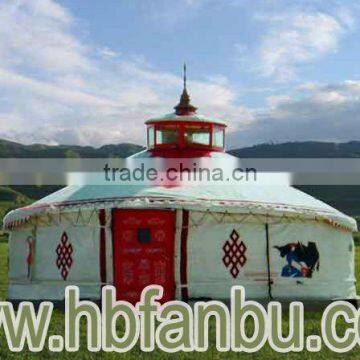 white color yurt tent