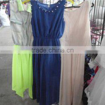 Factory Ladies Silk Dress Summer Used Clothing for Sale photo-2