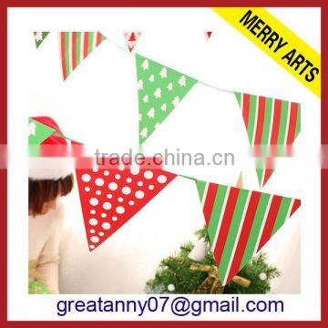 outdoor promotional decorative cheap flags and banners christmas item flag banner