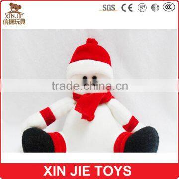 new design best selling plush snowman doll toys soft stuffed christmas snowman plush toy