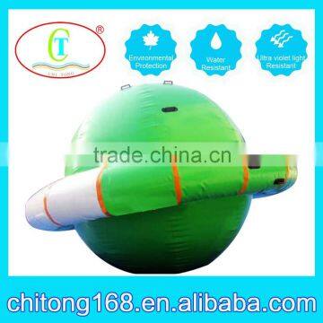 Summer Water Park Aqua Floating Rotating Saturn photo-3