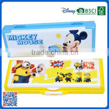 2016 fashion pencil case with cartoon pattern printed for kids