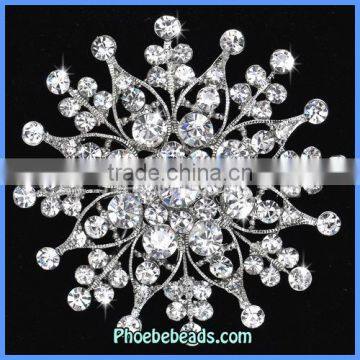 Wholesale High Quality Shiny Rhinestone Brooch For Wedding PFB-W002