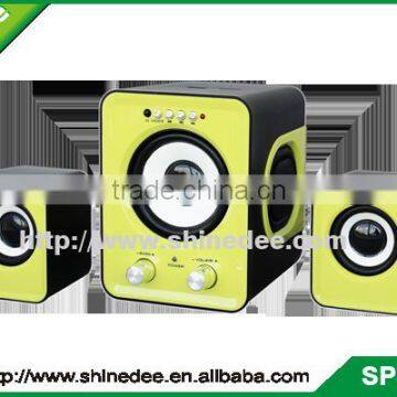 Heavy bass speaker,2.1 multimedia speaker system with fm(SP-803C)