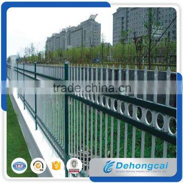 Hot Galvanized Durable Decorative Residential Wholesale Wrought Iron Fence