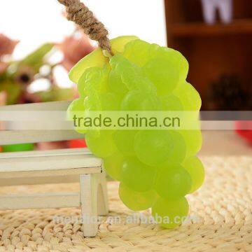 Mendior Thai fruit green grape handmade soap with rope home funny hand face soap blackhead remove moisturing OEM custom brand