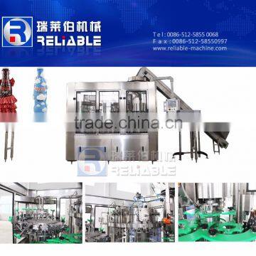 Automatic Filling Glass Bottles for Carbonated Drinks Machine