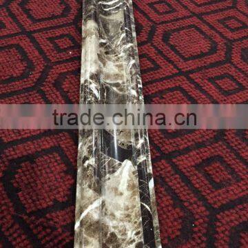 Interior Decoration Bathroom Tiles Imitation Marble Design Stone Plastic Skriting Extruder, Pvc Marble Line photo-4