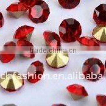 popular pointback crystal glass stones of korean quality