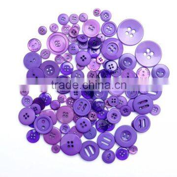 DIY white assorted shape craft button for kids handicraft making
