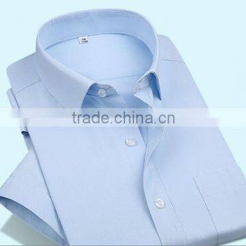 Blue color 100% cotton indian fashion menswear dress shirt