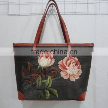 Gone With the Wind , Rose Embroidery Lady Fashion Bag photo-2