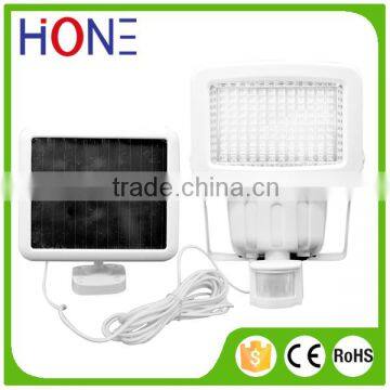 120 led solar motion sensor security light