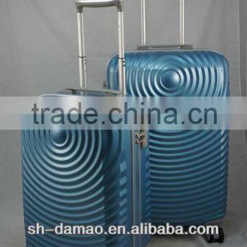 PC Film Telescoping Handle Zipple Luggage Set for Traveling