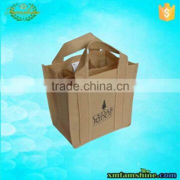 recyle nonwoven multiple bottles wine bag