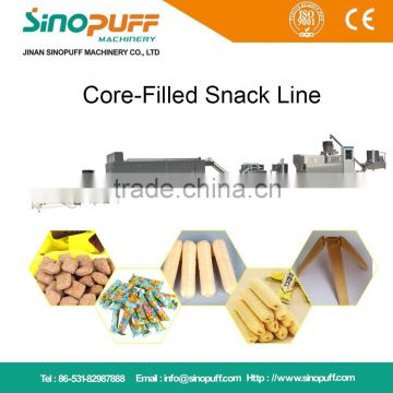 High Quality Core filling Snack Making Machine/ core filling snack process line/core filling snack production line