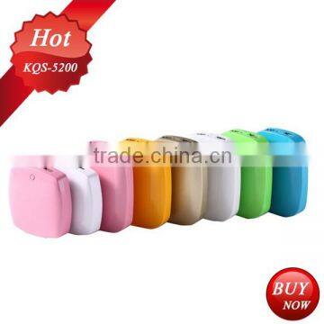 2014 dual usb 5200mAh power bank house shape gift box