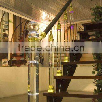 Decorate Glass Stair Railing Case