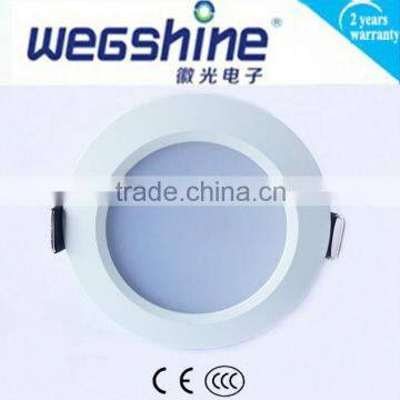 2015LED Ceiling Light Round Ultra Slim Mcob High Power 5W Ip44 Recessed Downlight Led