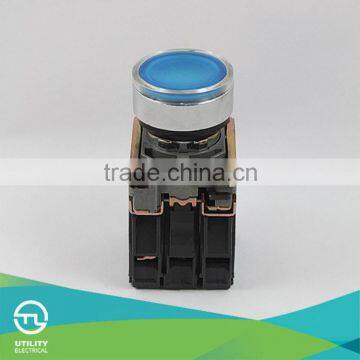 Push-button Switch with LED indicator light 12V to 380V IP65 1xNO& 1xNC