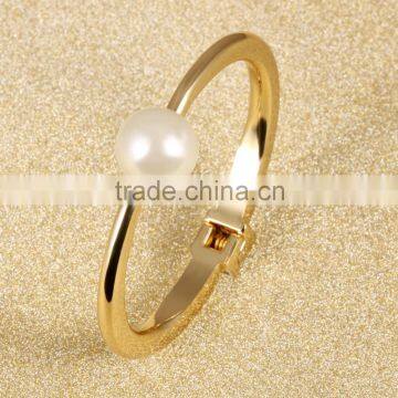 Opal Pearl Bangle Europe 18 K Gold Exaggerated Version Of Ms Wide Bracelet photo-3
