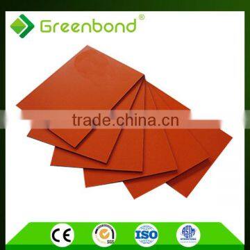 Greenbond various colors facade cladding aluminum composite panels