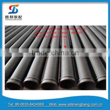 Factory supply Double wall flange/ Free sample Concrete pump hardened pipe/ Factory directly sale abrasion resistant layer