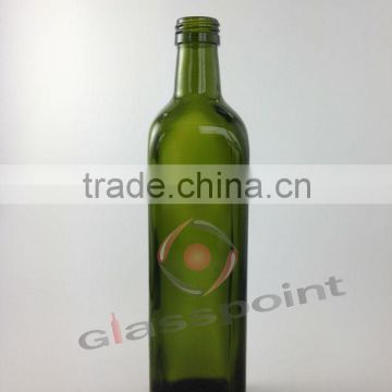 High quality exquisite present olive oil glass bottle