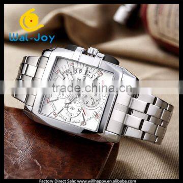 WJ-5533 Stainless Steel Lumious Quartz 3ATM Waterproof Complete Calendar Megir Watch photo-5