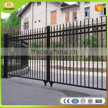 Low price&High quality wrought iron gate design,fence gate,metal fence gate,