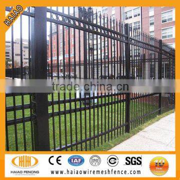 Australia - style black aluminum fence