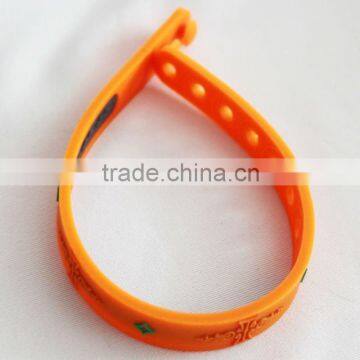 Nice Promotional Silicone Charm Bracelet Gift item