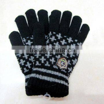 Manufcture cheap knitted winter warm glove