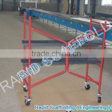 High quality American Standard Frame system scaffolding in Red