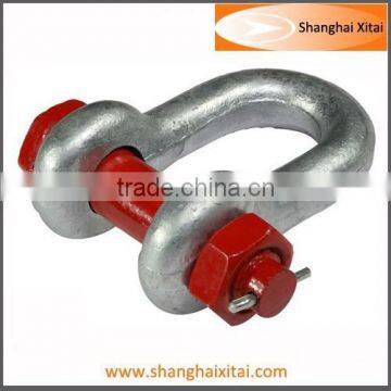 Galvanized adjustable shackle with clevis pins