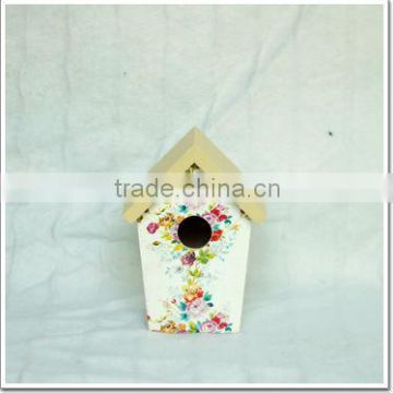 Hot sale Promotion wooden bird nest bird cage bird home WBC-07