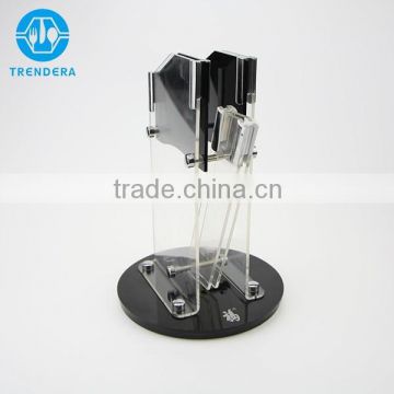 Promotional high end acrylic knife stand