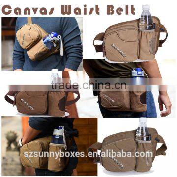High Quality Multi-function Canvas Bottles & Cans Holster Cross Shoulder & Waist Messenger Bag photo-6