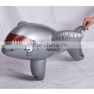 pvc funny shark floating animal rider for kids