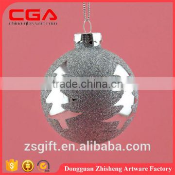 lovely wholesale christmas tree ornaments glass ball Christmas decoration 2016