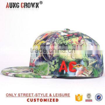 Flower Snapback Caps,flower Snapback Cap Custom,floral Fabric Snapback Cap photo-3