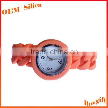 2013 New Best Quality Waterproof Quartz Watch chain silicone bracelet watch