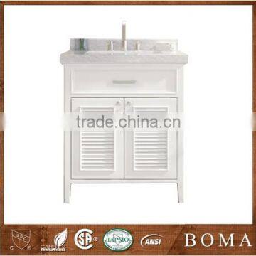 2016 Newt Solid Wood With Marble Countertop Slim Bathroom Vanity