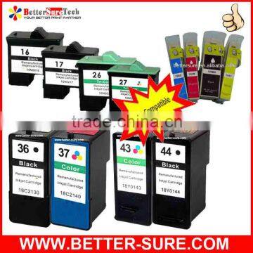 Lex43 Lex 44 remanufactured Lexmark Ink Cartridge for Lexmark 43 Lexmark 44 (Super Quality)