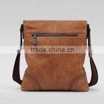 2015 Vintage Genuine Leather Bag Handbag With Top Level Cow Fist Layer Coat Man Shoulder Bags photo-3