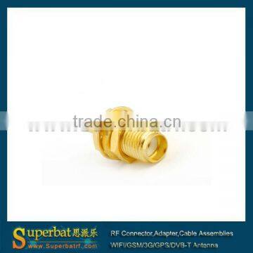 sma jack connector straight Solder female Jack Bulkhead connector for 1.37mm cable sma wire