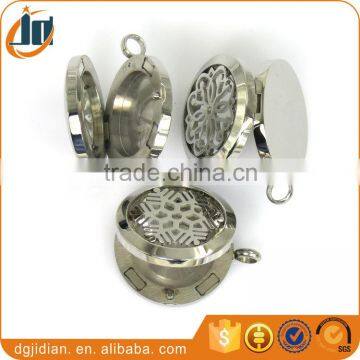 Stainless Steel Perfume Locket Aromatherapy Essential Oil Diffuser Necklace photo-5