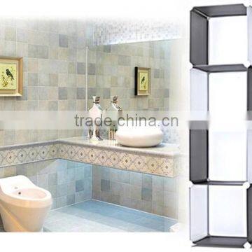 2015 new design hot sexy bath room storage Plastic storage shelf