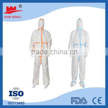 TYPE5/6 Disposable Microporous Coverall, Protective Clothing