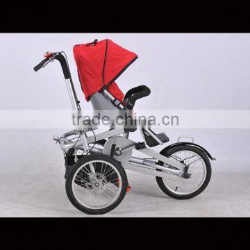 2015 new products mother and baby bicycle baby stroller pram 3 wheel bicycle